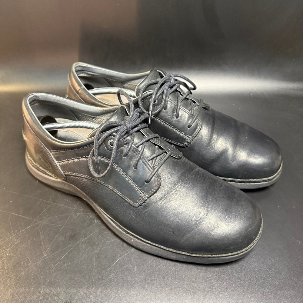 Red Wing 4911 Black Leather Slip Resistant Oxford Work Shoes Mens 12 D
